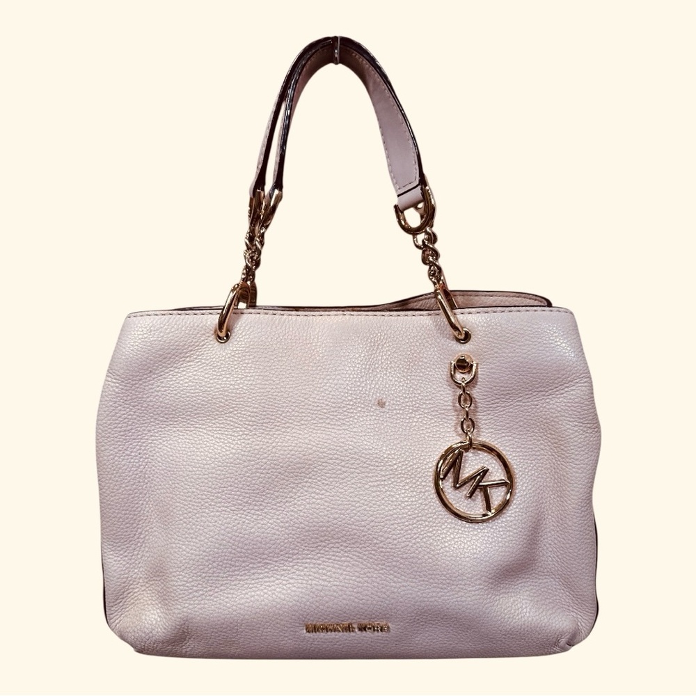 Michael Kors Lillie Medium Pebbled Leather Satchel
